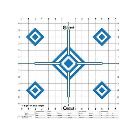 CAL TRGT PAPER SGT BLU 16 10PK
