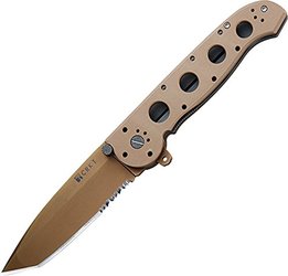 CRK M16-14D TANTO SERRATED FDE