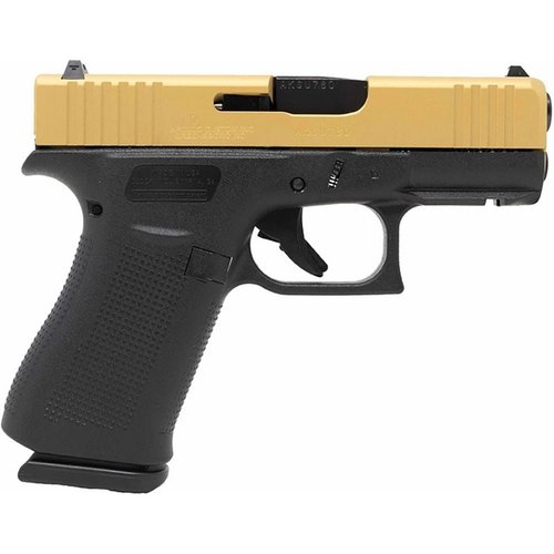 GLK 43X 9MM 10RD GLD SLDE RAIL